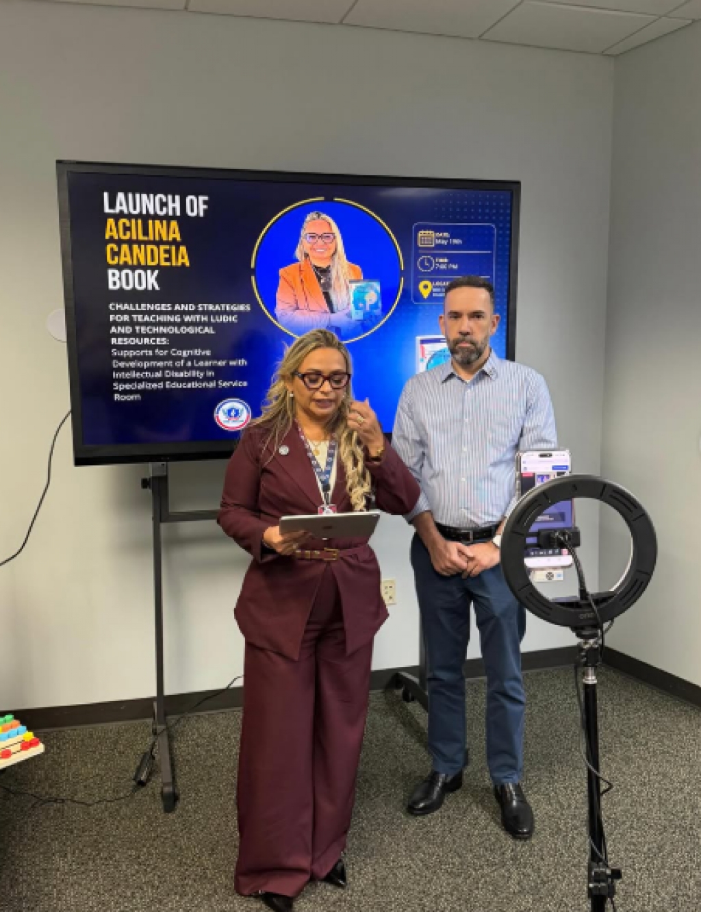 On May 19, the launch of the second book by Dr. Acilina da Silva Candeia, CEO of Veni Creator Christian University, took place.